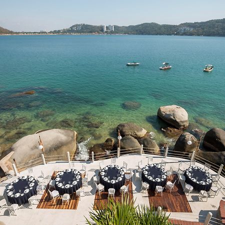 Hotel Camino Real Acapulco Diamante Esterno foto View of the bay from the resort